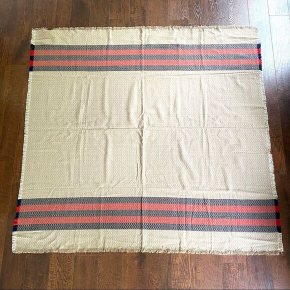 Wool Blend Blanket Scarf - Picture 2 of 3